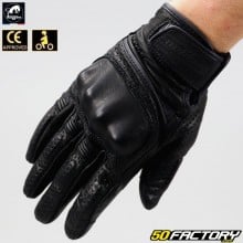 Gloves Furygan  LR  Jet Vented 3 CE Approved Black Motorcycles