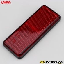 Rectangular reflector 90x35 mm Lampa red