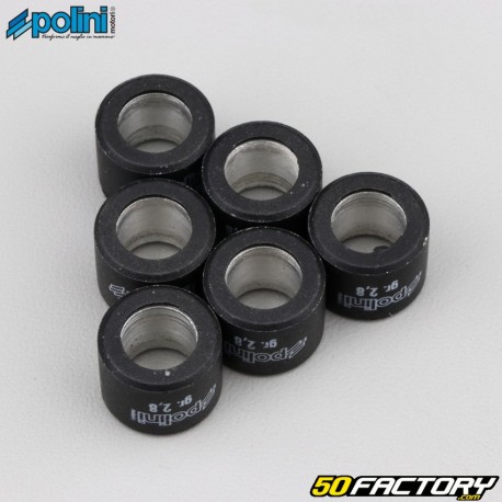 Rodillos de variador 2.8g 16x13 mm Kisbee,  Agility,  Zip,  Cracker 50 ... Polini