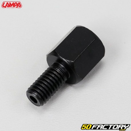 Adaptador de espejo estándar de 10 mm a estándar de 8 mm Lampa negro