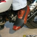 Proteção de sapato para manetes de mudança de motocicleta Lampa Couro do falso
