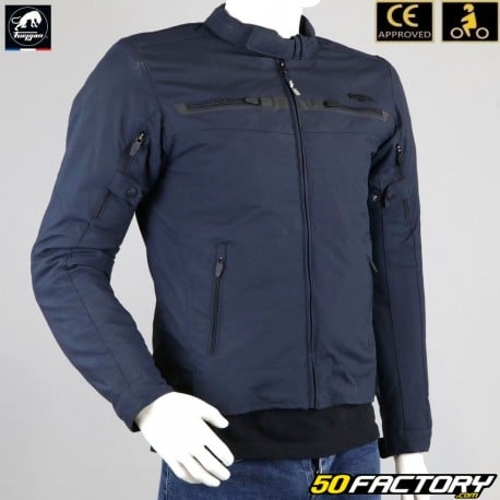 Blouson Furygan Motocicletta Scotty X3O omologata CE blu