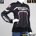 Giacca da donna Furygan Motocicletta Mystic Lady Evo omologata CE D3O nera, bianca e rosa