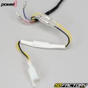 Schwarze LED-Heckblinker und Rücklichter Piaggio Zip (Da 2000)