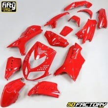 Kit di carenatura Peugeot Speedfight 1, 2 Fifty rosso