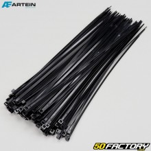 Plastic collars (rilsan) 4.5x290 mm Artein black (100 pieces)