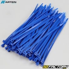 Colares de plástico (rilsan) XNUMXxXNUMX mm Artein  azul (XNUMX peças)