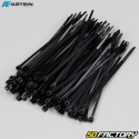 Plastic clamps (rislan) 2.5x98 mm Artein black (100 pieces)