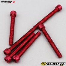 Screws 6x50 mm head BTR Puig red (set of 6)