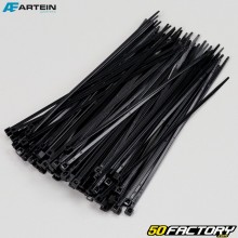 Abrazaderas de plastico (rislan) 2.5x135 mm Artein negro (100 piezas)