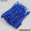 Plastic clamps (rislan) 2.5x100 mm Artein blue (100 pieces)