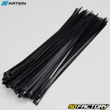 Colares de plástico (rilsan) 4.5x360 mm Artein preto (100 peças)
