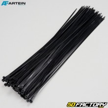 Plastic collars (rilsan) 4.5x430 mm Artein black (100 pieces)
