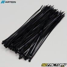 Plastic collars (rilsan) 2.6x200 mm Artein black (100 pieces)