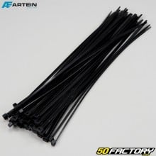 Plastic collars (rilsan) 7.5x450 mm Artein black (50 pieces)