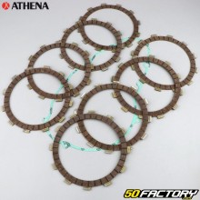 Dischi d’attrito frizione con guarnizione coperchio KTM EGS 400 (1995 - 1997) Athena
