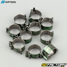 Colliers de serrage clipsables Ø8.50 mm W4 Artein inox (lot de 10)