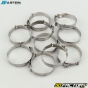 Ã˜30 mm W4 clip-on hose clamps Artein stainless steel (set of 10)