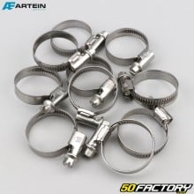 Clamps Ø20-32 mm W4 Artein stainless steel (set of 10) 9 mm