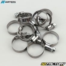 Abrazaderas de tornillo Ø16-27 mm W2 Artein acero inoxidable (juego de 10) 9 mm