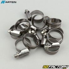 Clamps Ø16-27 mm W4 Artein stainless steel (set of 10) 12mm