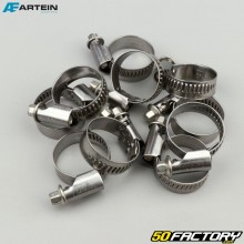 Abrazaderas de tornillo Ø16-27 mm W4 Artein acero inoxidable (juego de 10) 12mm