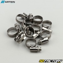 Abrazaderas de tornillo Ø8-16 mm W4 Artein acero inoxidable (juego de 10) 9 mm