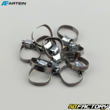 Screw clamps Ø11-19 mm W2 Artein stainless steel (set of 10) 5 mm