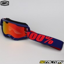 Masque Cross 100% Strata 2 Jaune Fluo 2023 - FX MOTORS