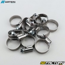 Screw clamps Ø20-32 mm W2 Artein stainless steel (set of 10) 12 mm