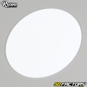 Small oval plastic number plate 175 mm Restone white