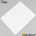 Rectangular plastic number plate large model 250 mm Restone white