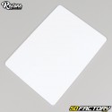 Plaque numéro plastique rectangle petit modèle 190 mm Restone blanche