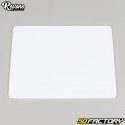 Rectangle plastic number plate small model 190 mm Restone white