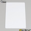 Rectangle plastic number plate small model 190 mm Restone white