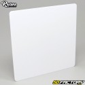 Placa de matrícula quadrada de plástico modelo grande 200 mm Restone branca