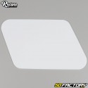 Quadrilateral plastic number plate large model 280 mm Restone white