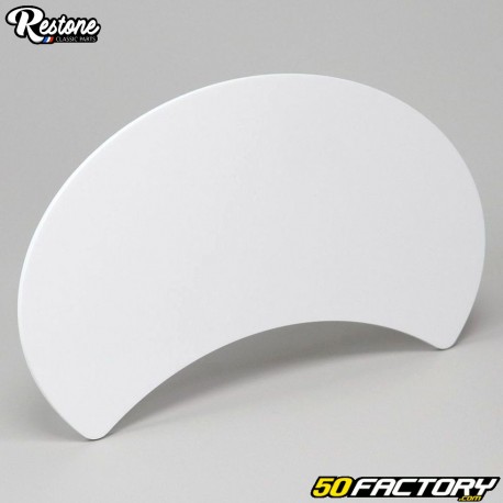 Placa de matrícula de plástico crescente modelo pequeno 200 mm Restone branca