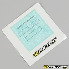 Motorcycle sticker holder, scooter 50 Factory