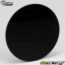 Round plastic number plate small model 150 mm Restone black
