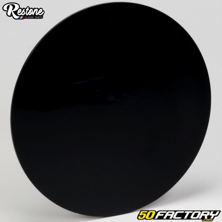 Plaque numéro plastique ronde grand modèle 200 mm Restone noire