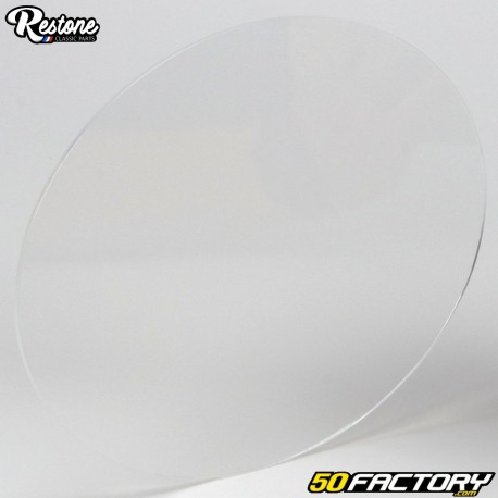 Plaque numéro plastique ovale grand modèle 250 mm Restone transparente
