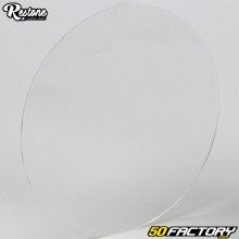Matrícula plástica redonda modelo grande 200 mm Restone transparente