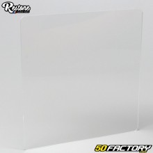 Plaque numéro plastique carré grand modèle 200 mm Restone transparente
