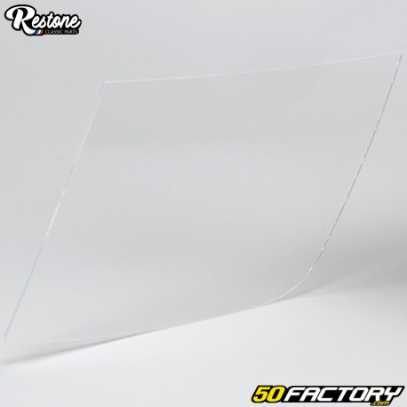 Plaque numéro plastique racer grand modèle 275 mm Restone transparente