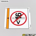 Plaque de conformité (interdit - 16 ans) Yamaha YFM Raptor 350, 450...