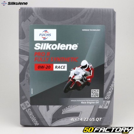 Olio motore Silkolène Pro R 100% sintesi 4L