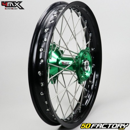 Rear rim (18-2.15) Kawasaki KX 125, 250, KXF 250, 450 (since 2003) 4MX black green hub