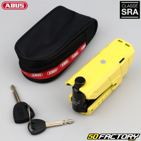 Anti-theft blocks disk approved insurance SRA Abuse alarm Granit Detecto Xplus 8077 yellow