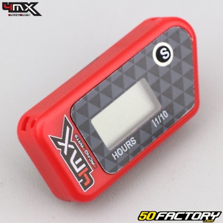 Contatore di ore wireless 4MX rosso